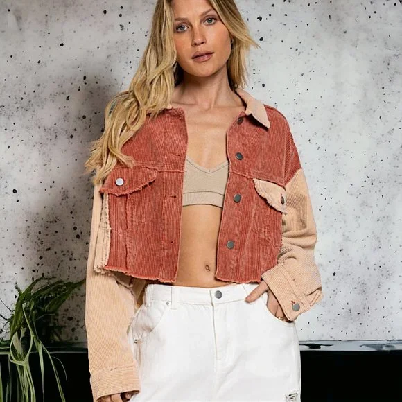 20276 POL Corduroy Trucker Jacket - Picture 5 of 6